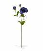 Umelá vetva Eustoma modrá 80 cm