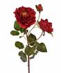 Artificial branch Red rose 50 cm