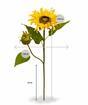 Artificial branch Sunflower 55 cm
