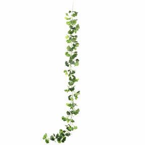 Artificial garland Ginkgo green 190 cm