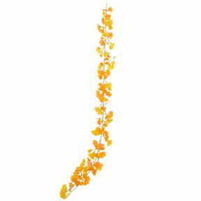 Artificial garland Ginkgo yellow 190 cm