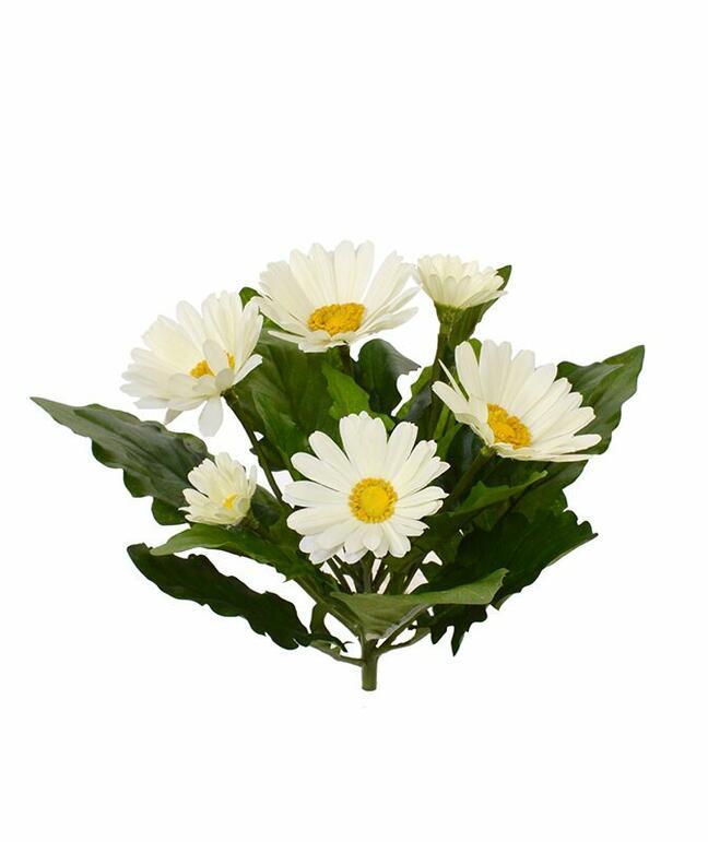 Umelá rastlina Gerbera krémová 30 cm