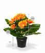 Umelá rastlina Gerbera oranžová 30 cm