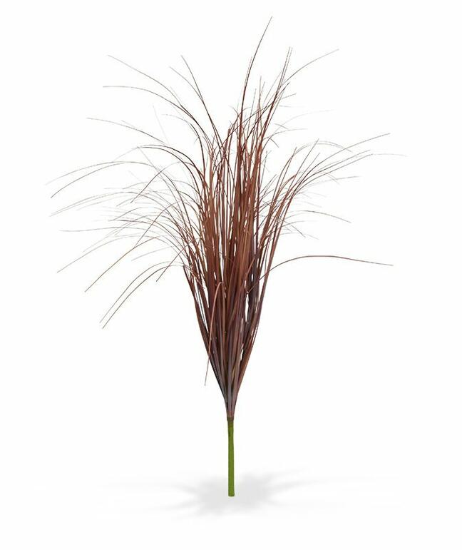 Artificial grooving bundle of burgundy grass 80 cm