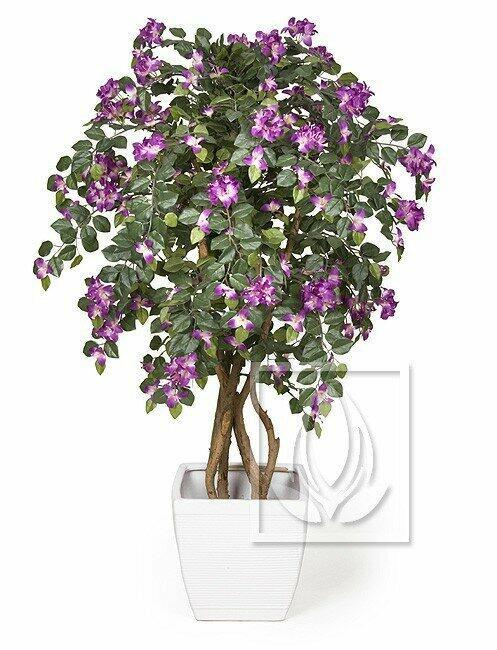 Umelá rastlina Bugénvilea Biela 120 cm