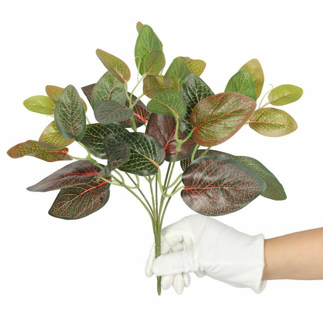 Umelá rastlina Fitónia červená 25 cm