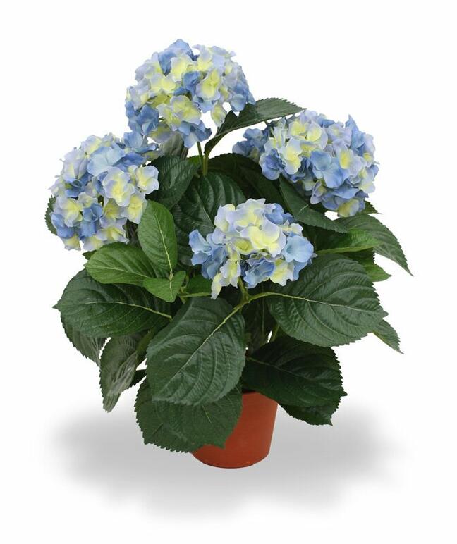 Artificial plant Hydrangea blue 45 cm