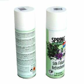 Cleaning spray for artificial plants