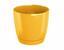 COUBI flower pot round with a bowl yellow 21cm