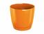 Flowerpot COUBI ROUND P round with bowl orange 21cm