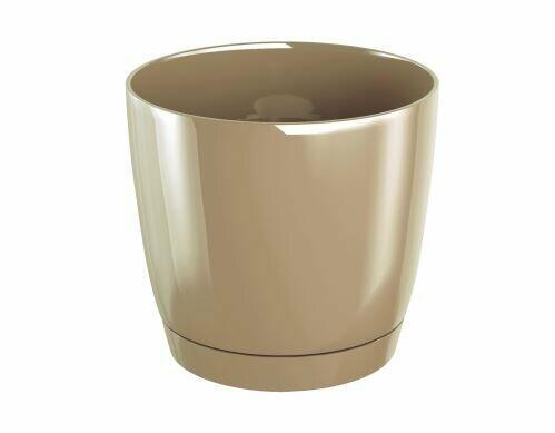 Flowerpot COUBI ROUND P with a bowl of coffee with milk 12cm