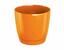 Květináč COUBI ROUND P s miskou oranžový 15,5cm