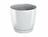 Flowerpot COUBI ROUND P with a bowl white 12cm
