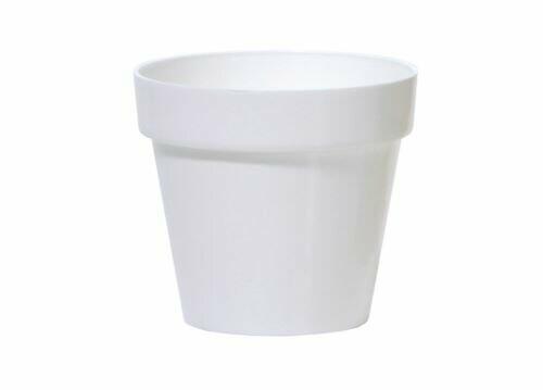 Květináč CUBE SHINE bílý lesk 11cm