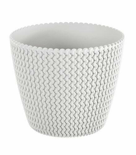 Květináč SPLOFY bílý 21,8cm