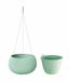 Flowerpot with insert and steel. cable SPLOFY BOWL WS sage 23.9 cm