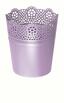 Květináč s krajkou LACE levandule 13,5 cm