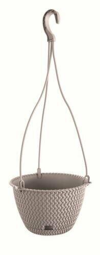 Květináč závěsný SPLOFY ROUND W mocca 27cm
