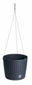 Hanging flowerpot without insert RATO ROUND WS anthracite 25.6 cm