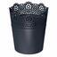 LACE flowerpot with anthracite 11.2 cm