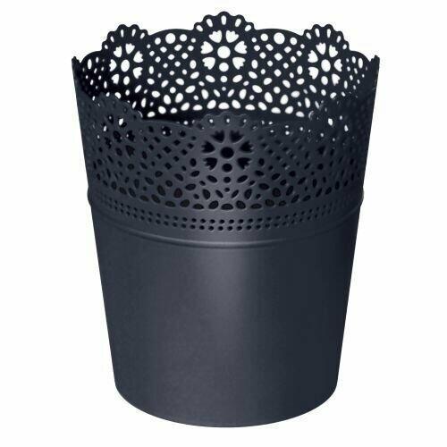 LACE flowerpot with anthracite 16.0 cm