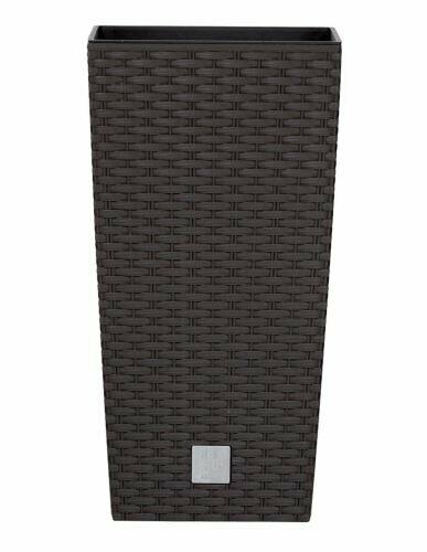 Květináč RATO SQUARE + vklad umbra 29 cm