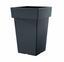 Tall flowerpot LOFLY SQUARE anthracite 19,3cm