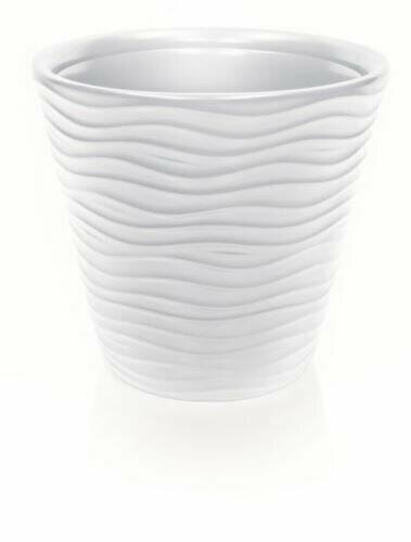 WAVE flowerpot without insert white 39.2 cm